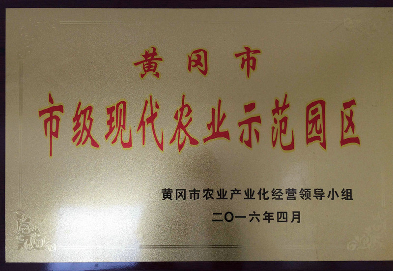 黃岡市市級現(xiàn)代農(nóng)業(yè)示范園區(qū)